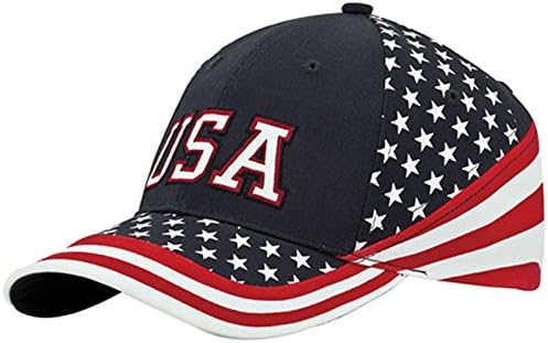 MG Промытая Памучен Плат Stars & Stripes USA Топка Cap Шапка Flag USA Cap