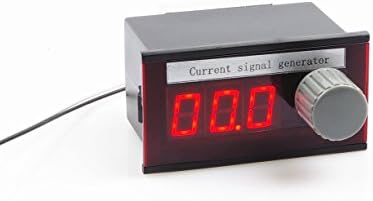 Генератор на сигнал 4-100mA, източник на постоянен ток, DC 7-35V, Стабилен източник на сигнал с Регулируем потенциометром 0.01 mA, Напрежение, ток led дисплей