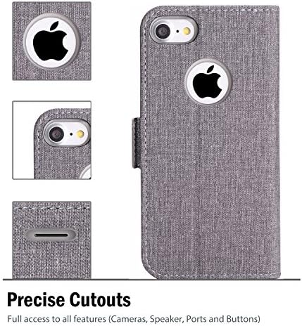 ProCase iPhone SE 2020 г. / 8 iPhone / iPhone 7 Портфейла Case, Folio Folding Портфейла Flip Case Cover