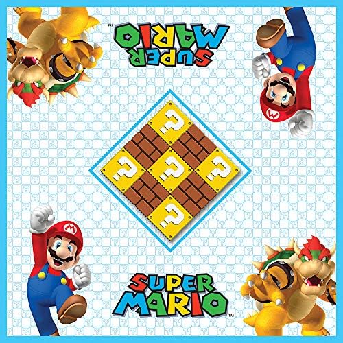 USAOPOLY Super Mario Checkers & Tic-Tac-Toe Collector ' s Game Set | с Участието на Mario & Bowser / Сбирка