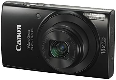 Canon Camera ' S US 1084C001 Canon PowerShot ELPH 190 Digital Camera w/ 10x Optical Zoom and Image Stabilization-Wi-Fi и NFC Enabled (черен)