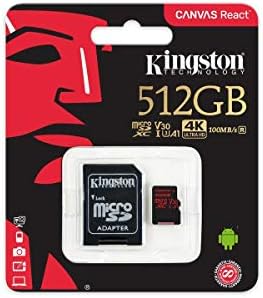 Професионален microSDXC 512GB Работи за vivo V17Card Custom, доказан SanFlash и Kingston. (80 MBIT/сек)