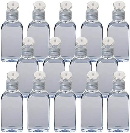 Chubby Refillable Hand sanitizer Empty Bottle, Flip Cap Преса Bottles - 70ML (14 pack)-празна бутилка за лосион, крем, масло, пътуване, шампоан (70ml (2.36 oz), 14 pack)