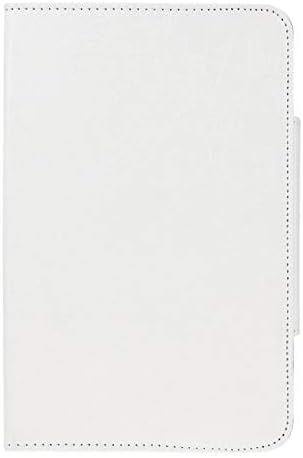 Калъф за таблет PC Универсален Сменяем Магнитен Bluetooth Клавиатура Тъчпад Кожен Калъф с Държач за 10,1 инча iSO & Android & Windows Tablet PC(черен) Smart Cover (Цвят : бял)
