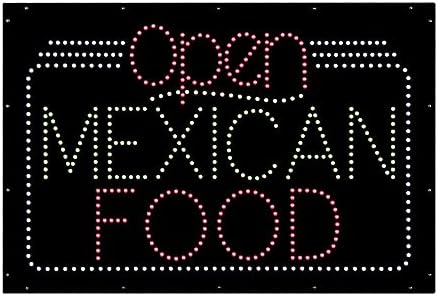 Led Мексикански Хранително-вкусовата Знак за Бизнес, Супер Ярки Led Открит Знак за Мексикански Ресторант Интериор, Електрически Рекламен Дисплей Знак за Предприятия