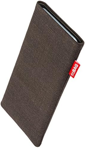 fitBAG Jive Brown Custom Tailored Sleeve for Xiaomi Mi Note 10 Pro | Произведено в Германия | Fine Suit
