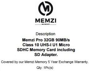 MEMZI PRO 32GB Class 10 90MB/s Micro SDHC Карта с памет със SD адаптер за Tomtom Start, шофьор на камион