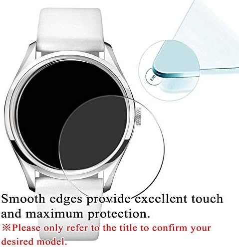 [3 Pack] Synvy Закалено стъкло Протектор на екрана, Съвместим с ШОМЕ Rian W83883-001 9H Филм Smartwatch