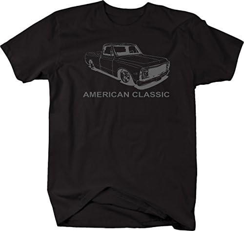 Американски Класически Muscle Car C10 Fleetside 1967-72 Пикап Тениска за Мъже