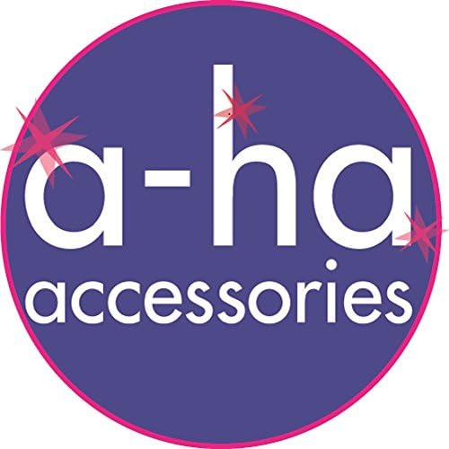 A-Ha Med Crystal Heart Hair Clip - Сив металик (H22)