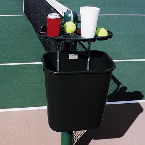 Кошче за отпадъци тенис корта Tourna - черна (BAS-BK)