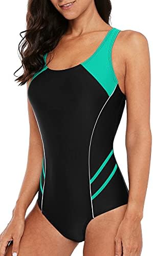 beautyin One Piece Swimsuit for Women Атлетик Sports Training Exercise Swimsuit