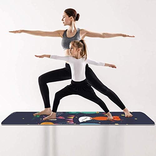 Jessgirl All Purpose High Density Yoga Mat Eco Friendly Non Slip Fitness Exercise Mat for Йога, Пилатес