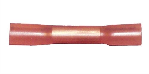 Quick Кабел 164580-500 Гардиън Heat Shrink Solderless Butt Connector, 8 Wire Gauge, Color, Rated 600V, 167° F, Copper Red (Pack of 500)