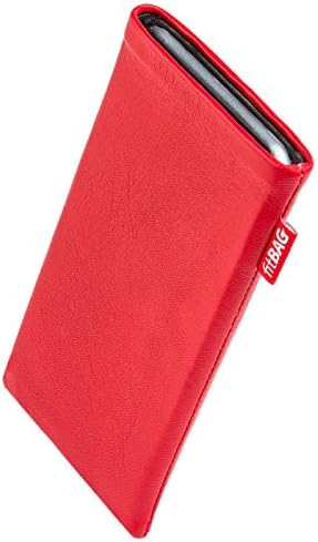 fitBAG Red Beat Custom Tailored Sleeve for Wiko Y82 | Произведено в Германия | Fine Nappa Leather Pouch