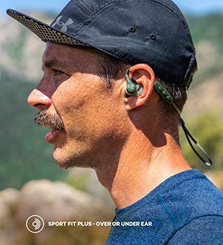 Безжични Bluetooth слушалки Jaybird X4 за спорт Фитнес и джогинг, съвместима със смартфони с iOS и Android: Защита от пот и водоустойчив - Черен Металик/Flash