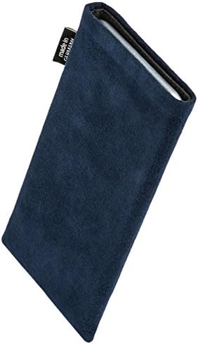 fitBAG Classic Blue Custom Tailored Sleeve for Gigaset GS4 | Произведено в Германия | Калъф от естествена