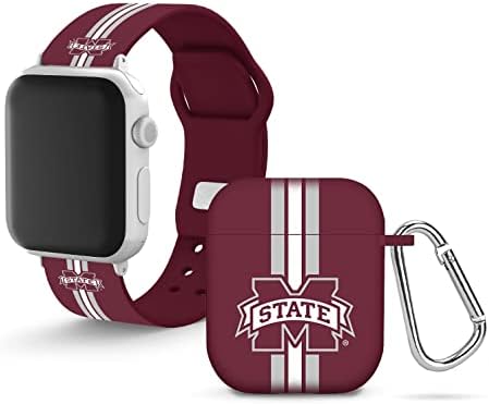 Пакет Mississippi State Bulldogs Combo HD е Съвместим с Apple Watch и AirPods