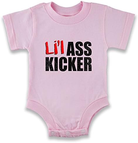 Lil Ass Kicker Смешни Zombie Apocalyse Бебе Baby Boy Girl Bodysuit