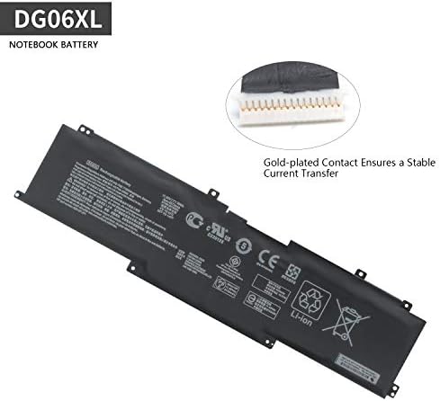 SWEALEER DG06XL Батерия за преносим компютър Съвместима с HP Omen X 17-AP 17-AP000NA 17-AP000NB 17-AP000ND