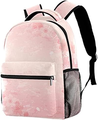 Лека Раница за Момичета Момче Училищна Чанта Daypack Cherry blossom background Printed Sackpack