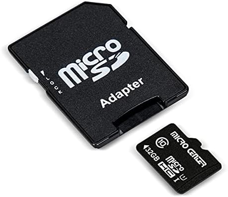 Micro Center 32GB Class 10 Micro SDHC Flash Memory Card with Adapter for Mobile Device Storage Phone, Tablet,
