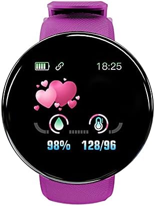 Смарт Часовници Sleep Fitness Waterproof Watch, 1.44 Inch Upgraded Screen Smart Watches for Men Women, Smart Watch with Text and Call (Purple)