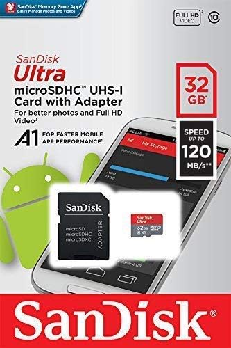 Ultra 32GB microSDHC Работи за Samsung SM-T835 Plus Проверени SanFlash и Пясък (A1/C10/U1/8k/120MBs)