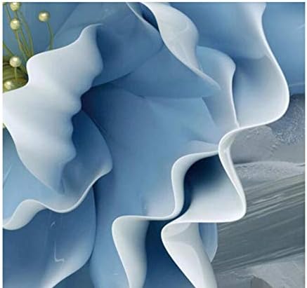 3D Синьо Релефно Цвете Божур Фото Тапети на Стенописите за Спални Всекидневна Декор на Стени Тапети за Стените, 3 D-450Cmx300Cm