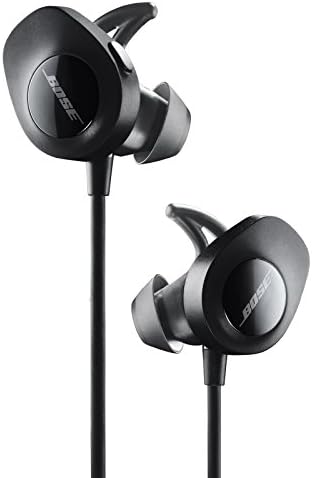 Bose SoundSport, Безжични слушалки (Sweatproof Bluetooth Слушалки за бягане и спорт), Черен