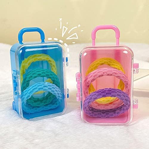 KESIO Mini Travel Trolley Case формата на сърце Jewelry Box Box Candy Storage Box for Ring Earrings Necklace