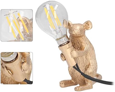 Настолна лампа мишката Виена, Реалистично Украса на 110-220V осветление лампи на мишката смола изображения