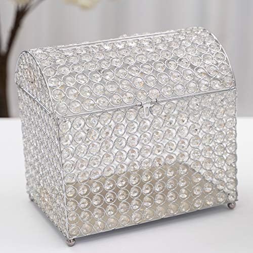 Simply Elegant Crystal Money Card Box - Луксозна Кристали кутия за Сватби, Буйни рокли, бижута, аксесоари