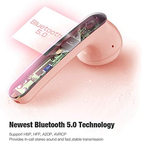 Bluetooth Слушалки Безжични Слушалки Стерео Bluetooth Слушалка със зарядно устройство Скоростна Вграден Микрофон намаляване на шума, Анти-Пот Спортна Безжична Слушалка