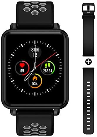 COLMI Smart Watch Full Touchscreen Smartwatch за Жени и Мъже, IP68 Водоустойчив Фитнес-Тракера е Съвместим с iPhone Andriod, Bluetooth Крачкомер, Монитор на Сърдечната Честота и артериалното Наляган
