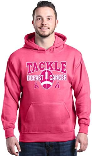 Shop4Ever Tackle Breast Cancer Awareness Блузи с качулка