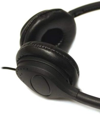 Encore ENC-313 Classroom Testing Stereo Headphones with изкуствена кожа Earpads - 100 Pack