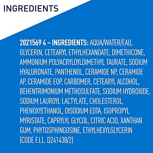 Cerave Hyaluronic Acid Serum for the Face with Vitamin B5 and Ceramides | Хидратиращ серум за лице за Суха кожа | Без миризма | 1 унция