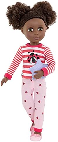Glitter Girls by Battat - Ladybug Shimmer Pajama Top & Pant Regular Outfit - 14 стоп-моушън Облекло и Аксесоари, Играчки
