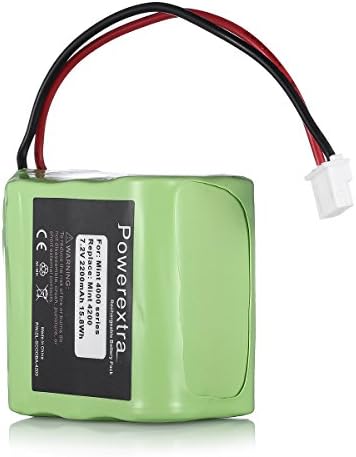 Powerextra 7.2 V 2200mAh Замяна батерия Съвместима с iRobot Braava 320/321 & Mint 4200/4205