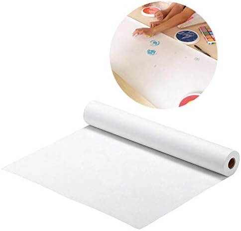 NUOBESTY Drawing Paper Roll,White Art Paper Roll Replacement,Easel Paper for Kids САМ Живопис, Arts and Crafts Projects 1Pcs