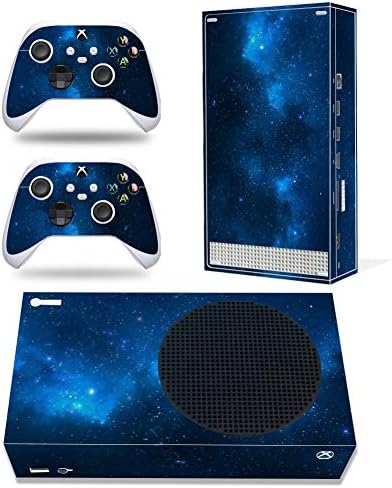 Xbox Series S Skin Stickers Decal Full Body Рибка Cover for Microsoft Xbox Series S Console Controllers and (Galaxy)