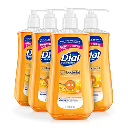 Dial Антибактериален течен сапун за ръце, злато, 11 унции (опаковка от 4 броя), точка 4