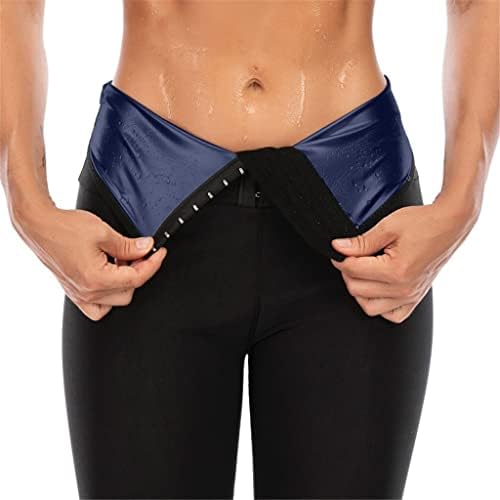 ZLYPSW Женски прилепнали панталони с висока талия, плътно прилепнали спортни Фитнес панталони, Бортничный контрол на корема, на пот, на девет точки, панталони (цвят : п?