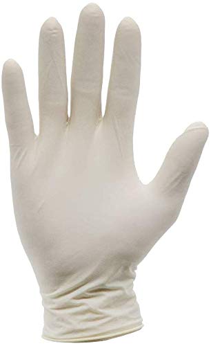 Латексови ръкавици E-ГЕНЕРАЛ, Големи, без прах, 10 кутии по 100 ръкавици/бр (1000 ръкавици)