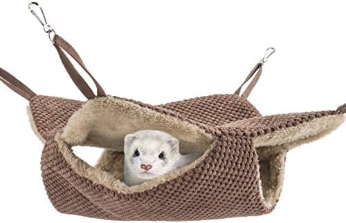 Niteangel Пет Hammock Swing Snuggle Sack for Ferret Rats Suger Планер Squirrels - Пасивна Джоба Легла