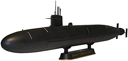 T-Toy Подводница Пъзел Plastic Model Комплекти, 1/350 Scale French Navy Le Triumphant SSBN Model, Играчки и подаръци, 9,2 X 1,1 Инча
