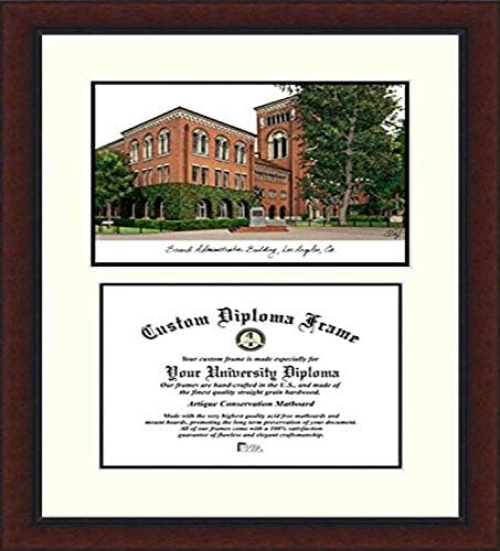 Campus Images CA940LV University of Southern California Legacy Наука Diploma Frame, 8.5 x 11