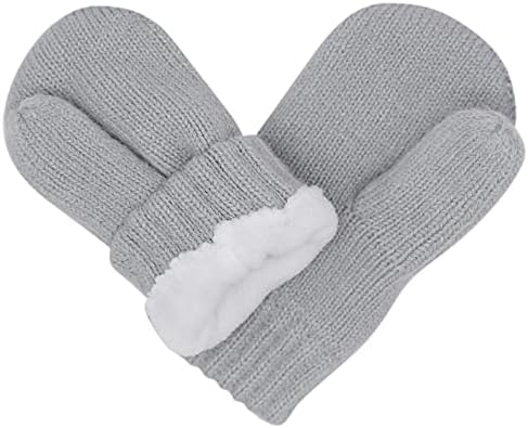 JAN & JUL Baby Възли зимни шапки за деца, Ръкавици и комплекти | Руното лигавицата, Крем