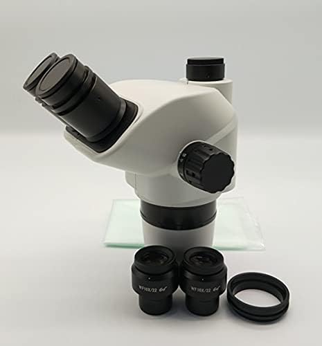 SUZYN Микроскоп Научен SZN45 6.7 x-45ч Simul Фокус тринокулярный стерео микроскоп корона (Цвят : бял, увеличение : 45Ч)
